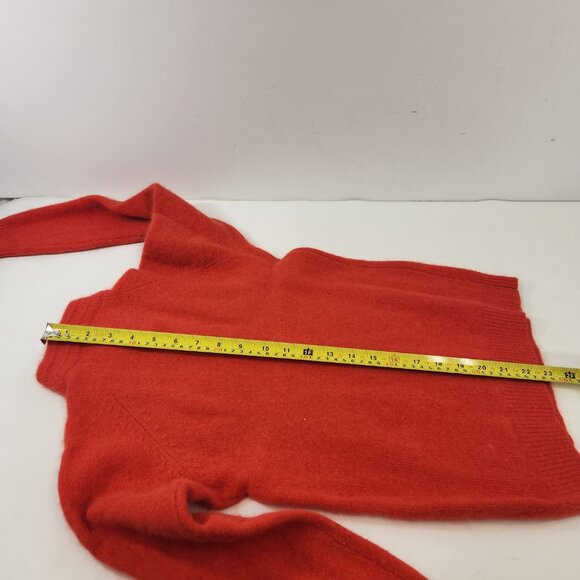Edelfinette Mock Turtleneck Sweater Vintage Reddish Orange - Picture 11 of 11